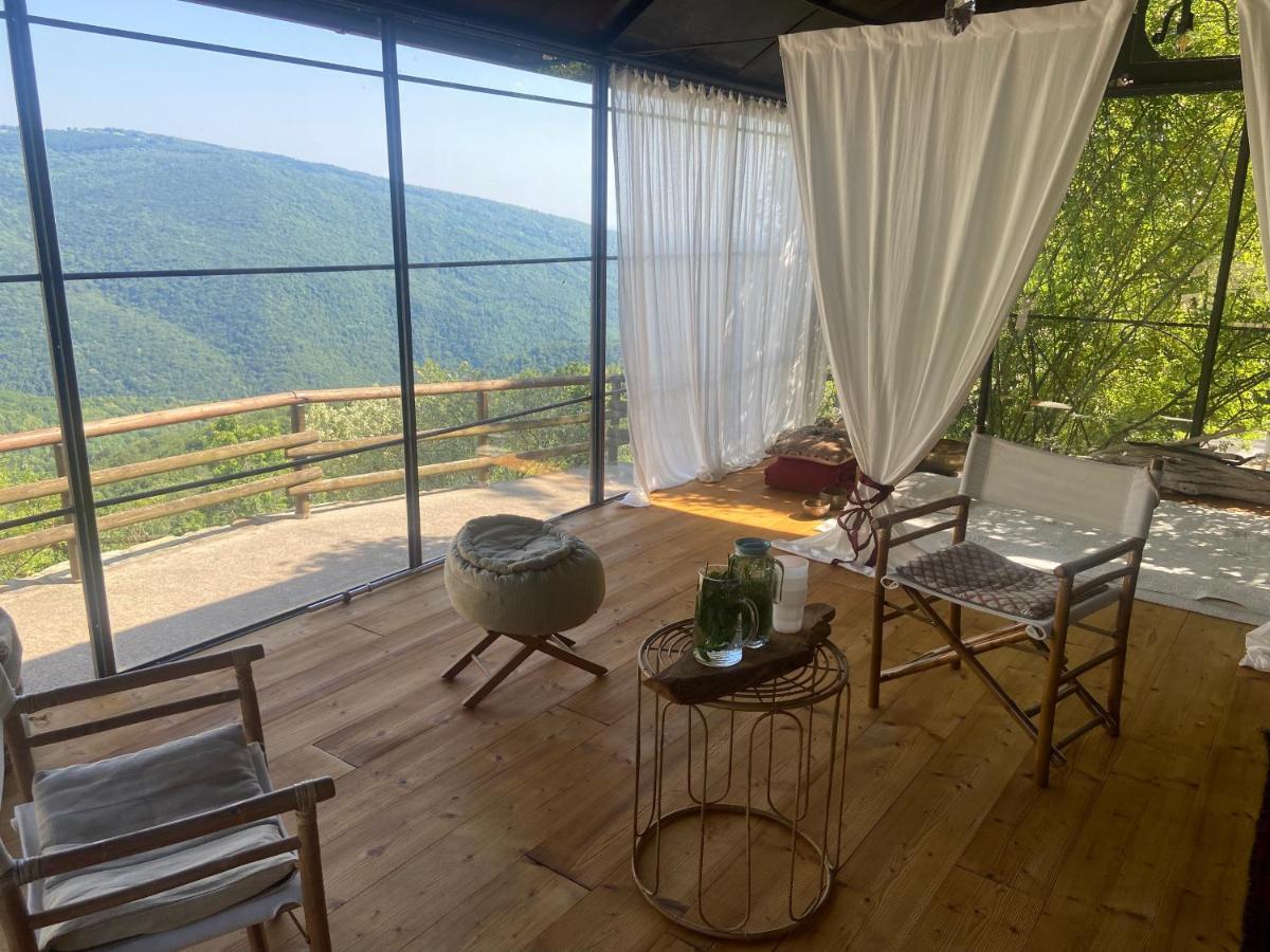 Suxen Nature Experience - Lodge Con Vista Panoramica Prepotto  Exteriör bild