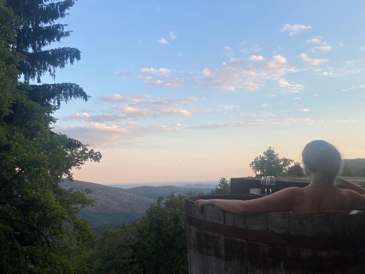Suxen Nature Experience - Lodge Con Vista Panoramica Prepotto  Exteriör bild
