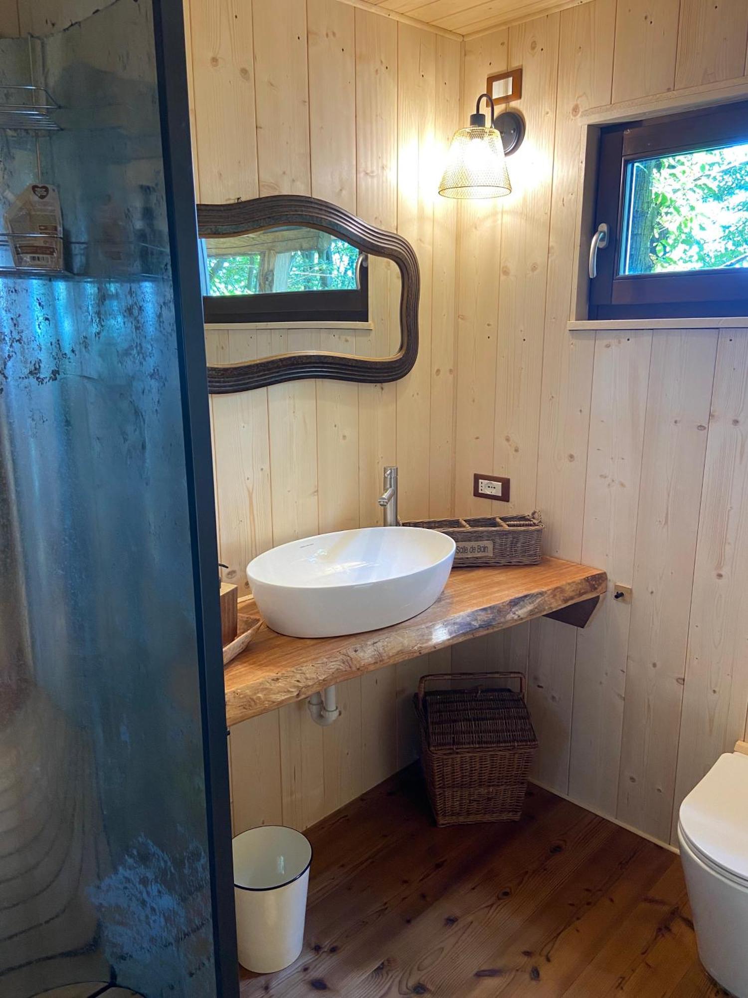 Suxen Nature Experience - Lodge Con Vista Panoramica Prepotto  Exteriör bild